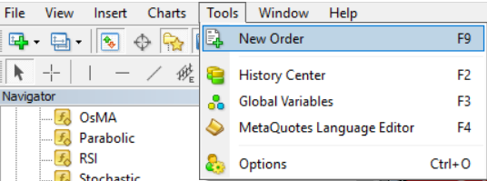  آموزش متاتریدر پنجره سفارش