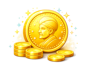 محاسبه حباب نیم سکه